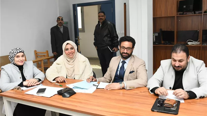 جامعة قناة السويس تُجري مقابلات مهندسي المكتب الفنى  لمحافظة الإسماعلية 