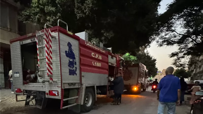 إنقاذ مسن من الموت المحقق في حريق شقة سكنية بحلوان