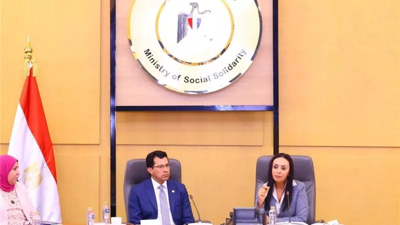 وزيرا الشباب والتضامن يعقدان لقاءً مع لجنة حقوق الإنسان بمحاكاة مجلس الشيوخ