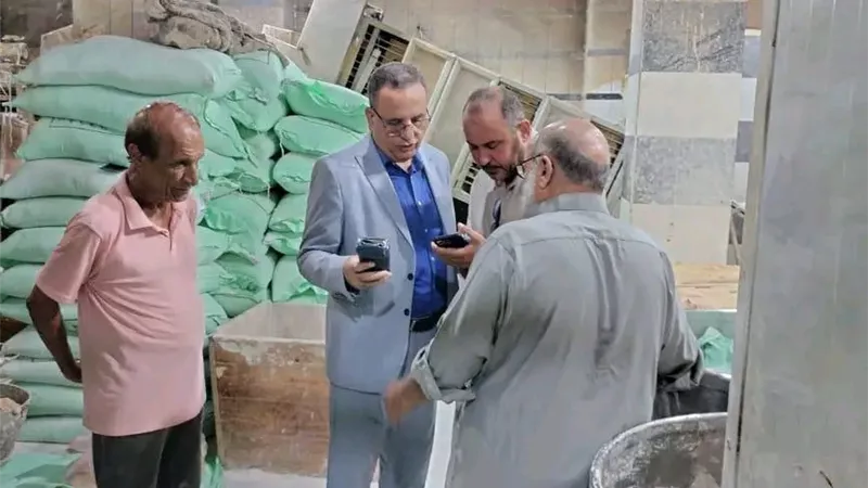 حملات تموينة مفاجئة على المخابز بالدقهلية وضبط المخالفين 