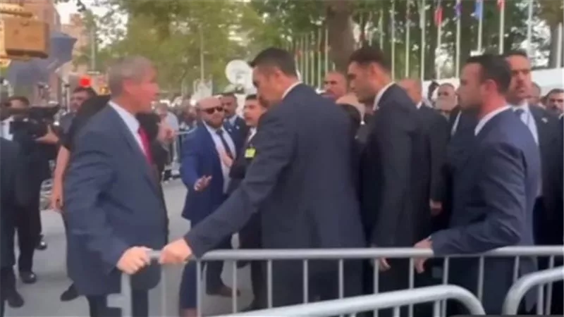 توقيف موكب أردوغان في شوارع نيويورك بسبب ترامب 
