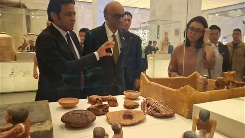  نشرة أخبار«إيجبتك» الصحة تتابع توافر مخزون الأدوية.. ورئيس سنغافورة يزور متحف الحضارة