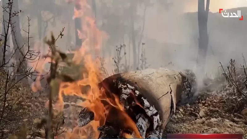 مسؤول سوري: إصابات في صفوف فرق إطفاء حرائق اللاذقية| فيديو