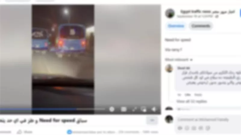سباق «حافلات نقل جماعي» بالأميرية يثير الذعر.. والأمن يضبط السائقين 