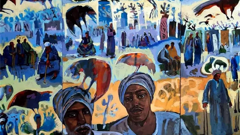 حكاية شعب.. ملتقى عيون الدولي للفنون التشكيلية يطلق معرضا الأحد بالأوبرا