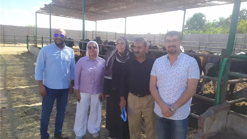 متابعة ميدانية لمشروعات الإنتاج الحيواني بأبو صوير في الإسماعيلية