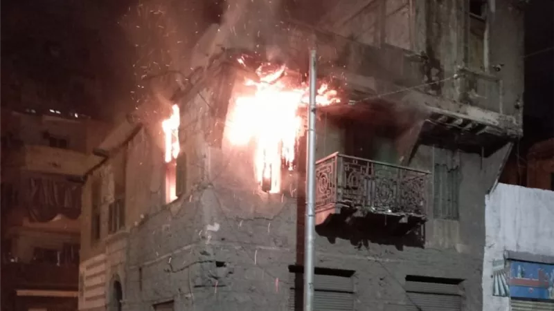 السيطرة على حريق داخل شقة بقرية مرصفا في القليوبية