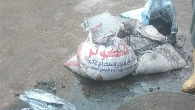 رئيس مياه القناة: استخراج أجولة رمال من بالوعات الصرف الصحي