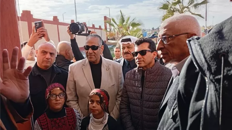 محافظ شمال سيناء يستقبل وزير الرياضة لافتتاح عدد من مراكز الشباب| صور