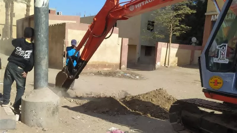 مركز ناصر ببني سويف يرفع 82 طن مخلفات ضمن حملة نظافة