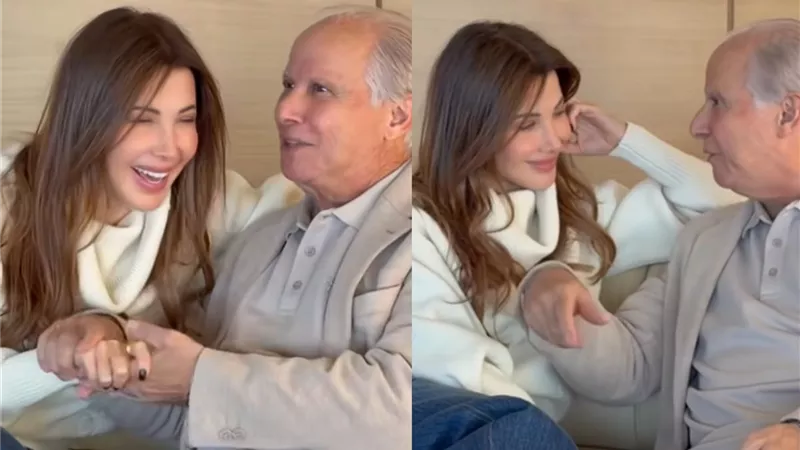 «صورة طبق الأصل».. الظهور الأول لوالد نانسي عجرم| فيديو