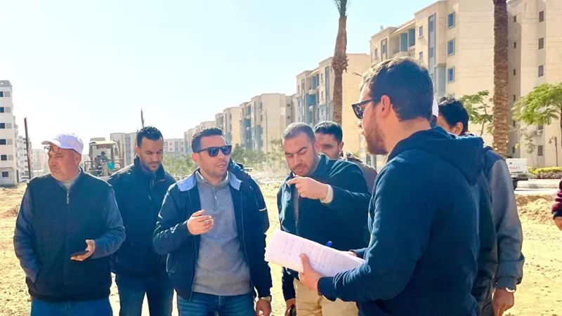 رئيس جهاز حدائق العاصمة يتفقد 399 عمارة بمشروع الإسكان الأخضر