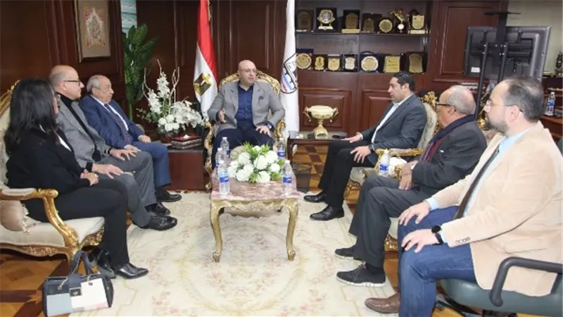 نقيب المهندسين يبحث مع محافظ بني سويف أوجه التعاون المشترك