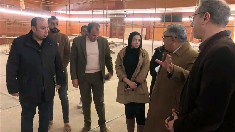 محافظ الدقهلية يتفقد أعمال تطوير قصر ثقافة المنصورة 