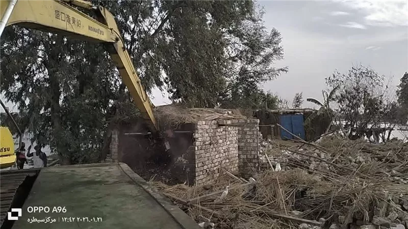 إزالة 260 حالة تعدٍ على أملاك الدولة والأراضي الزراعية بالبحيرة|صور