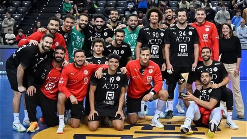 ترتيب مجموعة مصر بأمم أفريقيا لكرة اليد 