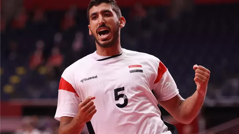 يحيى خالد رجل مباراة مصر وأنجولا ببطولة أفريقيا لكرة اليد