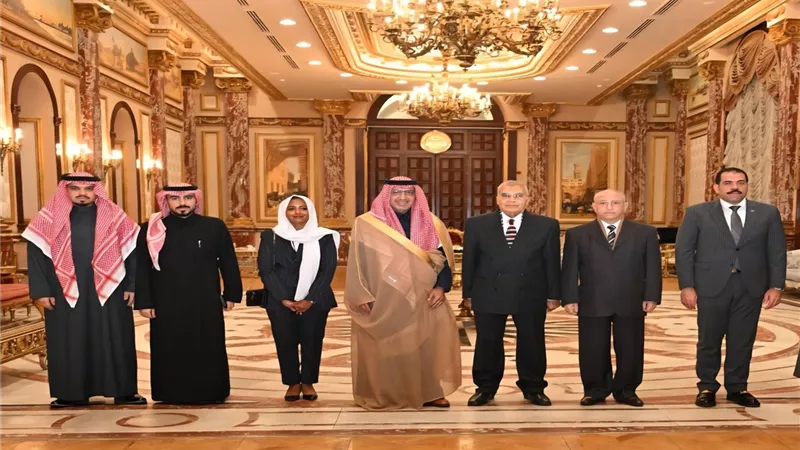 تفاصيل لقاء رئيس مجلس الشيوخ وسفيرالسعودية لدي القاهرة