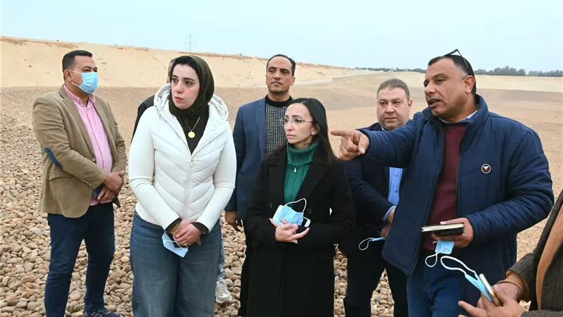 محافظ البحيرة تتفقد المدفن الصحي بمركز بدر