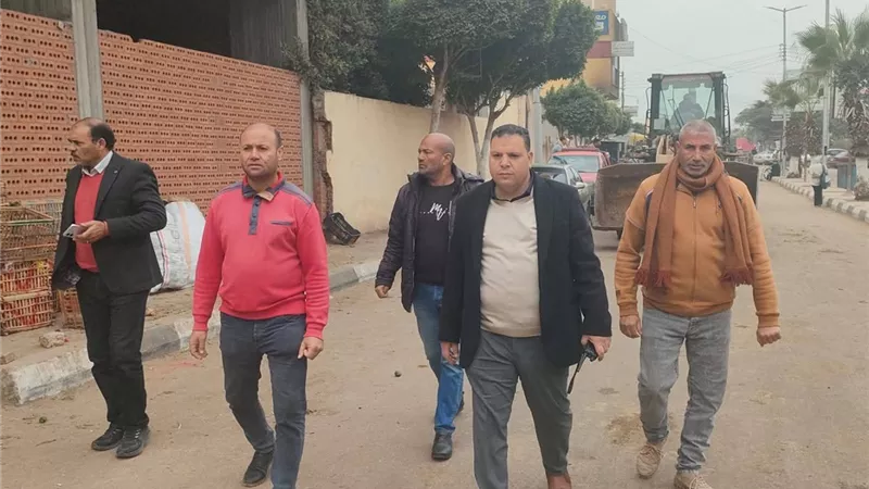إزالة 32 مخالفة إشغال طريق في حملة بمدينة الرحمانية