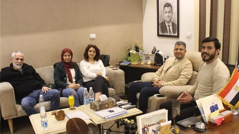 مجلس الشباب المصري يستقبل وفد الجبهة الديمقراطية لتحرير فلسطين