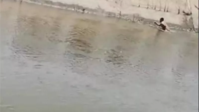 مصرع شاب غرقا في بحر الهويس بالمحلة الكبرى