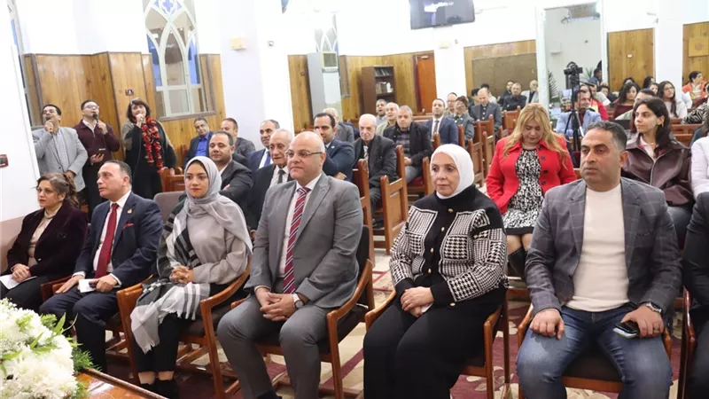 محافظ القليوبية يشارك في تنصيب القس رفيق دويب راعيا للكنيسة الإنجيلية