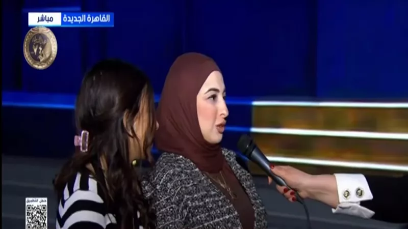 أرملة الشهيد رامي الهلال باحتفالية عيد الشرطة: دعم الدولة ممتد إنسانيًا
