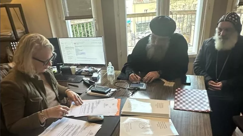 باسم الأنبا كاراس والبابا كيرلس.. كنيسة قبطية جديدة بإيبارشية شمالي فرنسا
