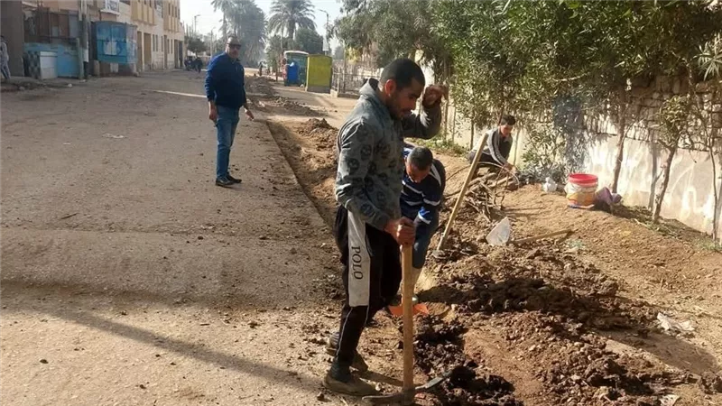 تحركات عاجلة في سمسطا لإعادة مياه الشرب وحماية أملاك الدولة