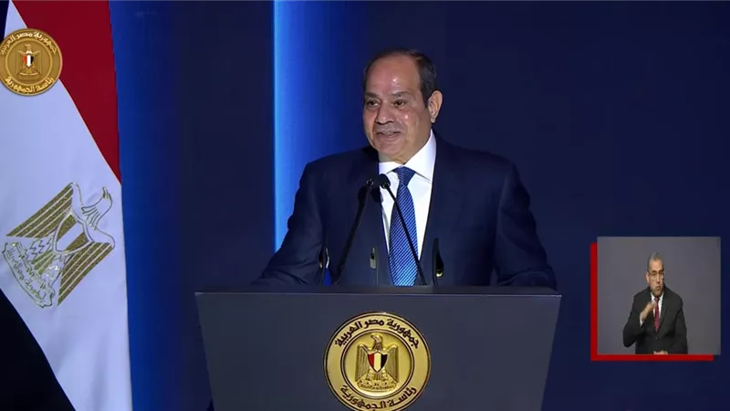 الرئيس السيسي يحذر من نزوح مليون نصف فلسطيني لأوروبا|فيديو