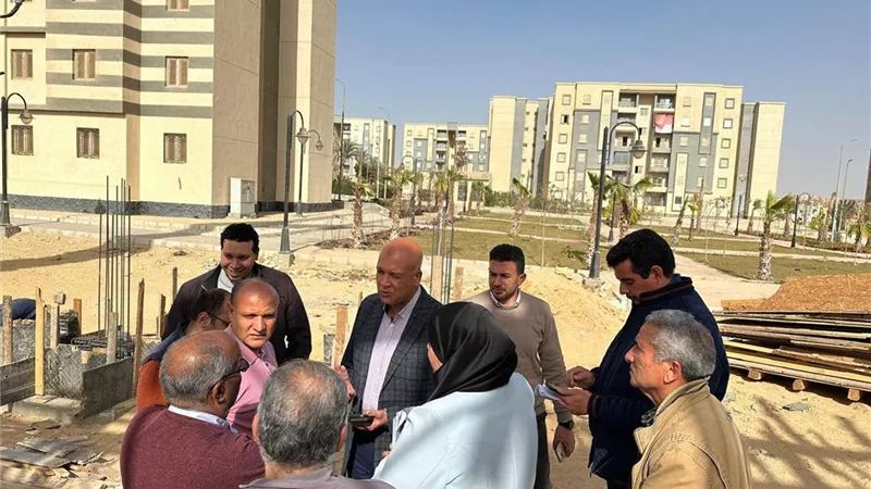 تحركات ميدانية لتسريع مشروعات المرافق وتحسين المياه بحدائق أكتوبر