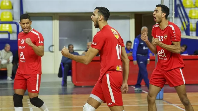 الأهلي يفوز على الطيران في دوري المرتبط للكرة الطائرة