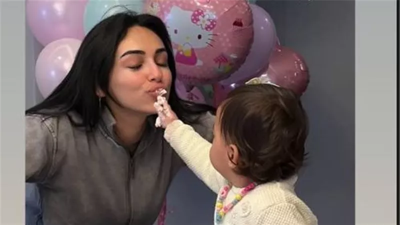 سلمى أبو ضيف تحتفل بعيد ميلاد ابنتها الأول صوفيا|صور