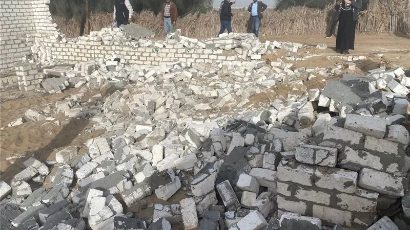 إزالة 464 حالة تعدٍّ بمساحة 533 فدان  بالموجة 28 إزالات بالإسماعيلية