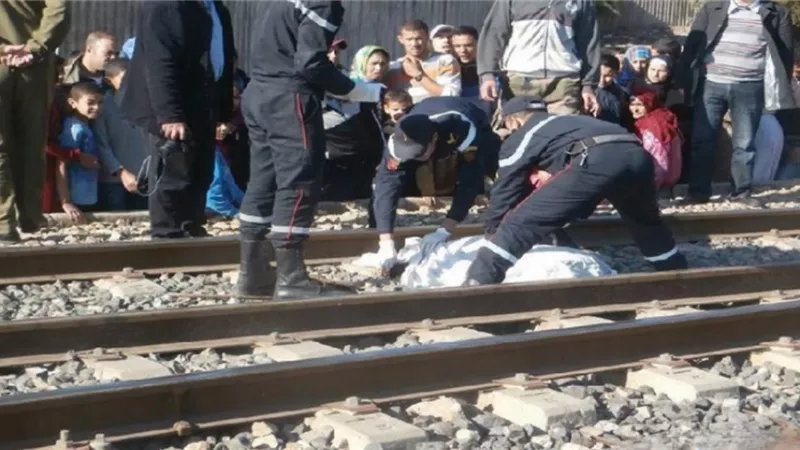 حادث مأساوي بمزلقان السادات بعد تصادم قطار بشخص ووفاته في الحال