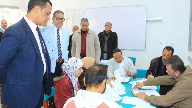 متابعة مستمرة لأعمال تصحيح امتحانات الشهادة الإعدادية بسوهاج