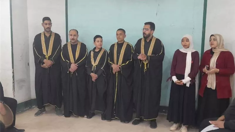 عرض فني لفرقتى الإنشاد الديني والموسيقى العربية بمركز شباب توشكى في سوهاج
