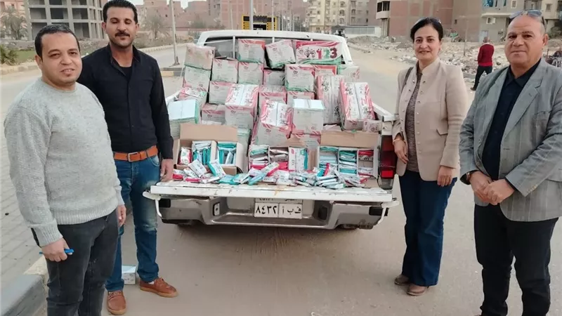 ضبط 4032 عبوة بسكويت فاسد قبل طرحها للبيع في الفيوم