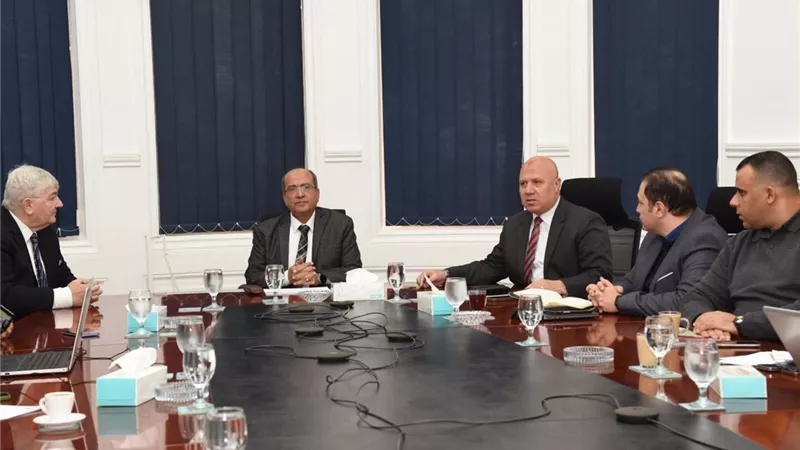 رئيس القابضة للمياه يتابع مشروع تحسين الجودة بمصرف كيتشنر 