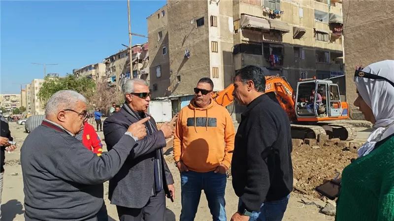 انطلاق المرحلة الثانية لتطوير منطقة «علي بن أبي طالب» بـ«الزهور»في بورسعيد