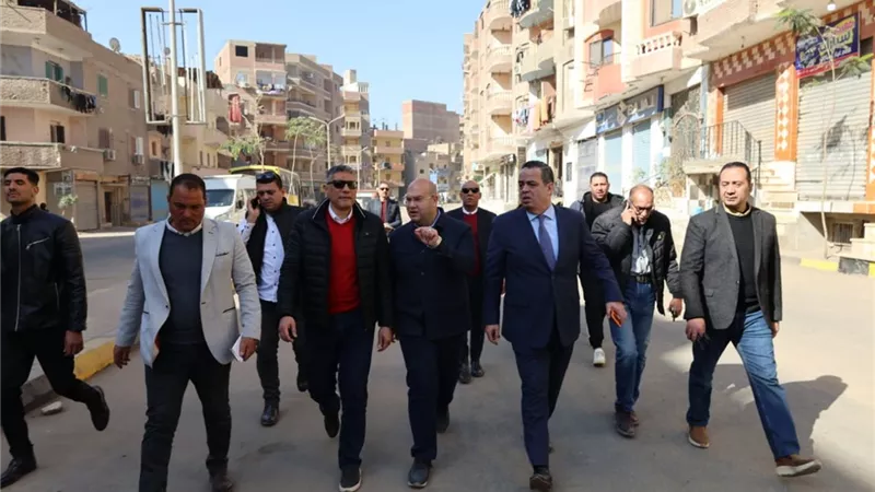 النجار: تطوير ورصف طريق جسر المنوات بالحوامدية بطول 2 كيلومتر بالجيزة