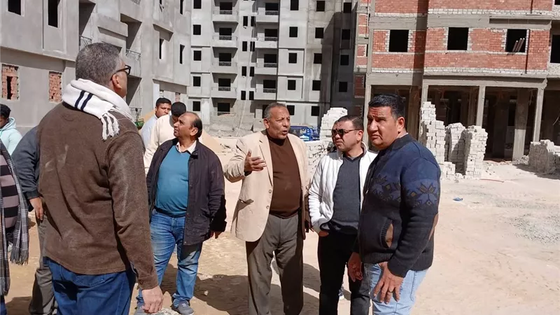 رئيس جهاز بني سويف الجديدة يتفقد مشروعات الإسكان لتسريع تسليم الوحدات|صور