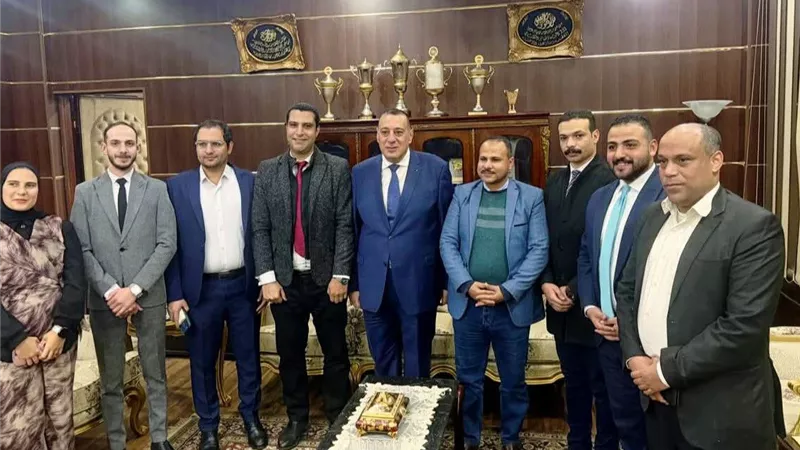 وفد من القوى الشبابية بكفرالشيخ يقدم التهنئة لقيادات الشرطة في عيدهم الـ74