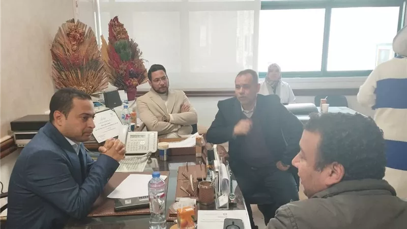 وكيل صحة دمياط يستقبل اللجنة التنسيقية لمنظومة التأمين الصحي الشامل 