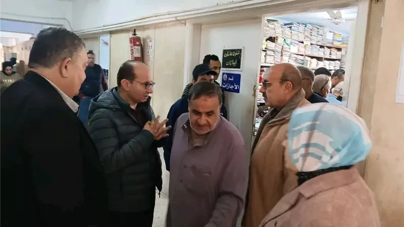 وكيل صحة الدقهلية يتفقد ديوان المديرية بحضور قيادات المديرية