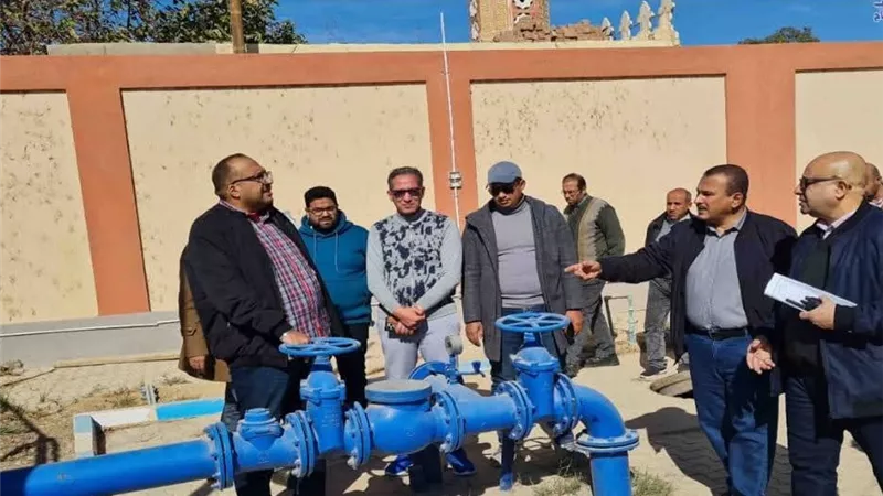 رئيس مياه سوهاج يتفقد أعمال الإحلال والتجديد بالمحطات 