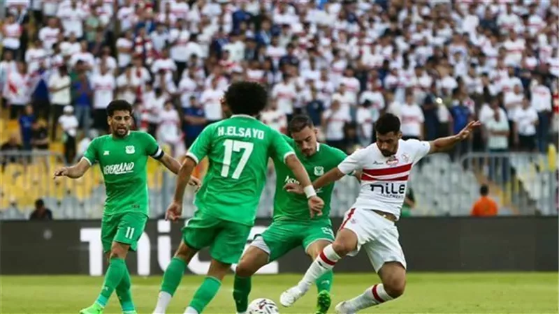 التعادل السلبي يحسم الشوط الأول من مباراة الزمالك والمصري