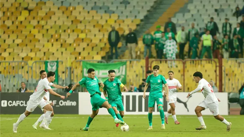 في مباراة هادئة الزمالك يتعادل سلبياً أمام المصري بالكونفدرالية|صور