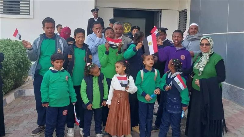 احتفالات ذوي الهمم بعيد الشرطة الـ74 في سلوا بأسوان